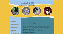 Desktop Screenshot of lavarockrabbits.com